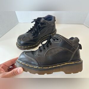 DR. MARTENS Docs DM’s Chunky Platform Leather Lace Up Boot Shoes UK 1 England